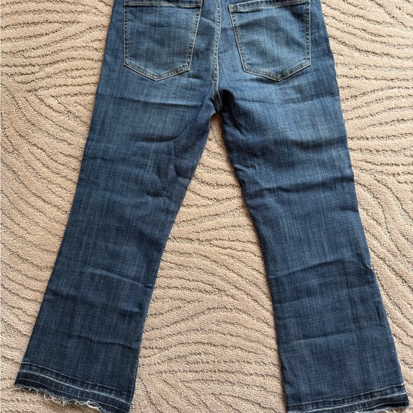 Liverpool front seam crop flare leg jeans - Picture 4 of 6